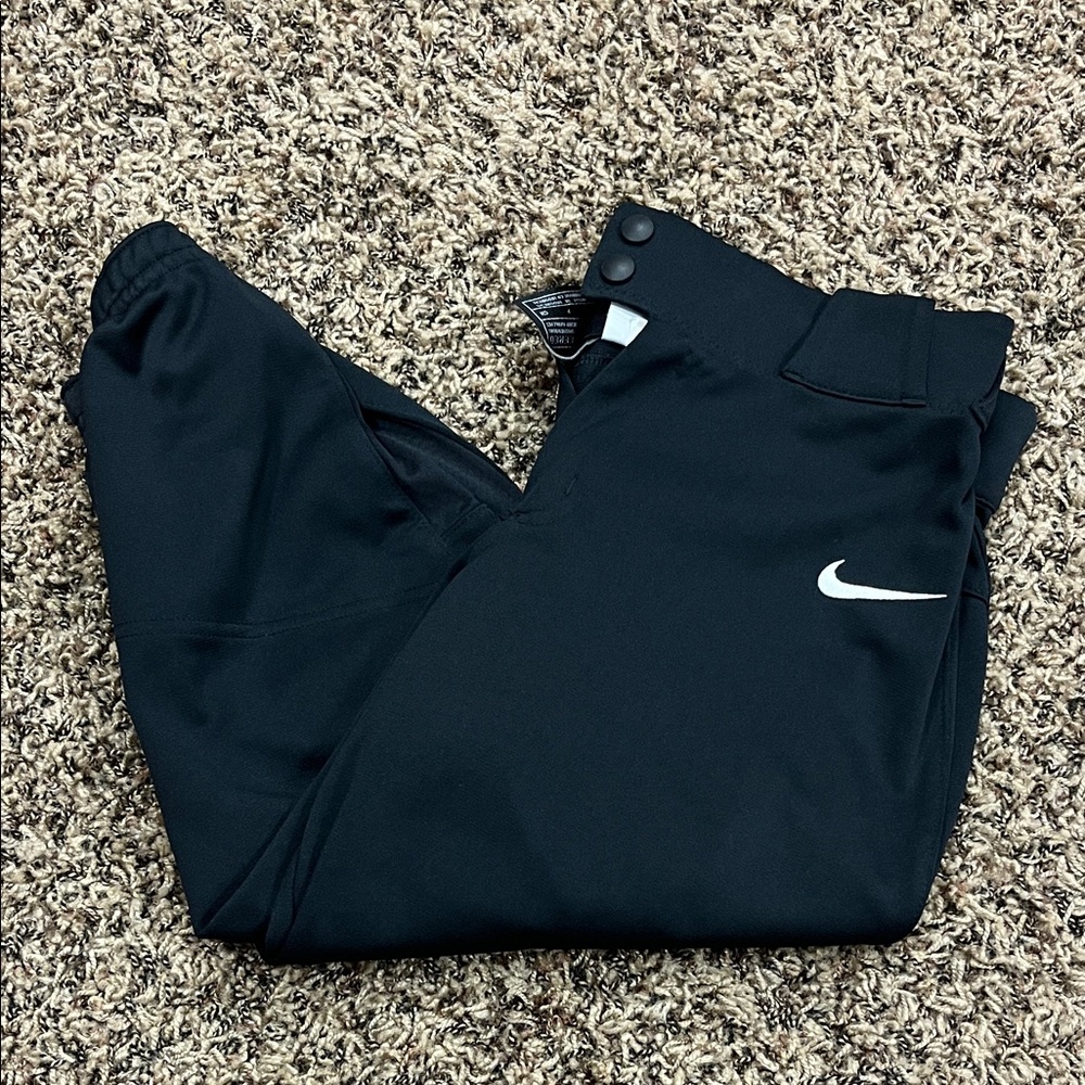 Womens Black Nike Softball Pants - Small